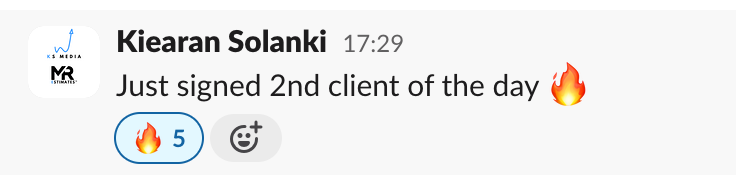 Kiearan, 2nd client of the day