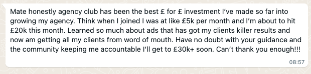 Matthew, £5k to £20k a month